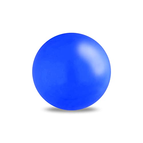 Treuheld® Kunststoff Piercing Kugel mit Gewinde | Farbe: Blau | Größe: 1,2 x 4 mm von Treuheld