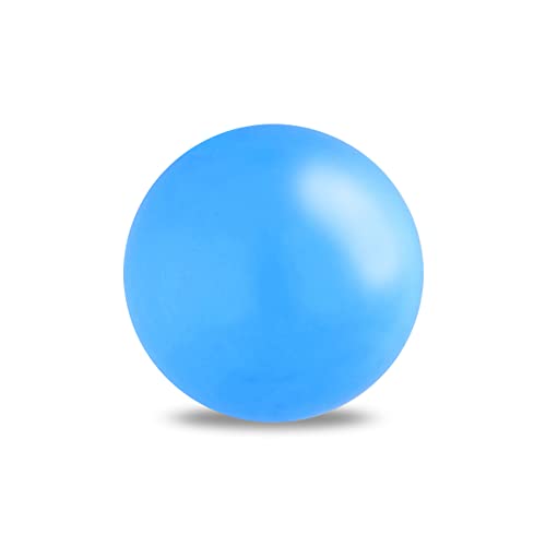 Treuheld® Kunststoff Piercing Kugel mit Gewinde | Farbe: Hellblau | Größe: 1,6 x 3 mm von Treuheld