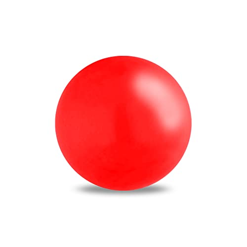 Treuheld® Kunststoff Piercing Kugel mit Gewinde | Farbe: Rot | Größe: 1,6 x 5 mm von Treuheld