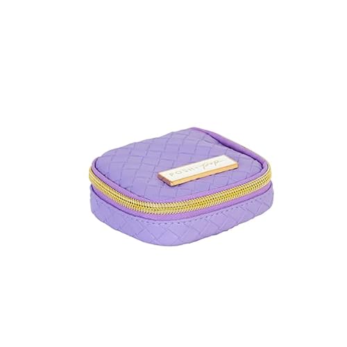 Clutch mit Reißverschluss Flieder - PILL BOX TRI-COASTAL - Mini Reisetasche, Schmucktasche, Multicolore, Taglia unica, Casual von Tri-coastal Design