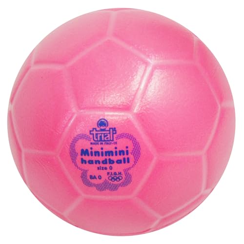 Trial Handball Super Soft | Soft-Handball | Weiches Material, IHF-Zertifizierung | Indoor-Training | Gummi | Miniball | Pink von Trial