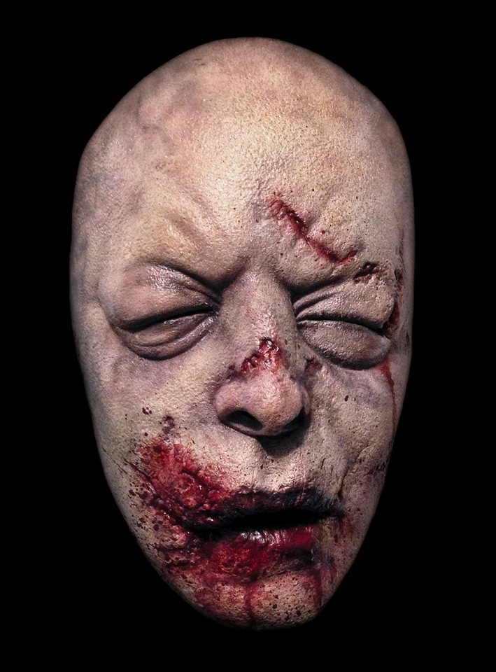 Trick or Treat Verkleidungsmaske The Walking Dead Aufgequollener Zombie, Original lizenzierte Zombiemaske zur TV-Serie 'The Walking Dead' von Trick or Treat