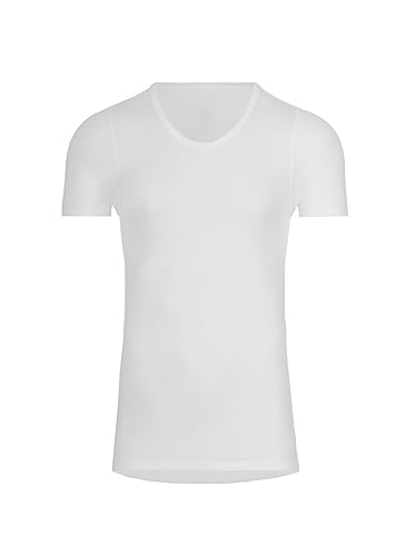 Trigema Herren Halbarm-Unterhemd Bio im Doppelpack , Weiß (Weiss 001), M EU (Label: 6) von Trigema