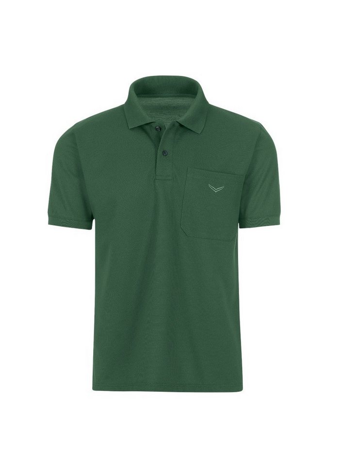 Trigema Poloshirt TRIGEMA Polohemd mit Brusttasche (1-tlg) von Trigema