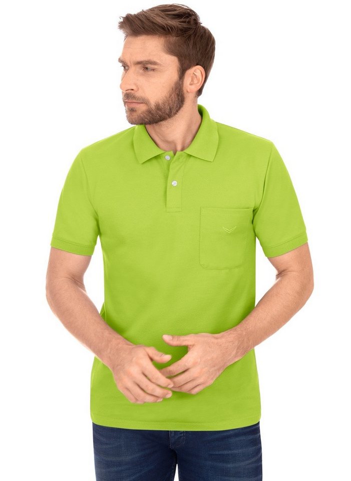 Trigema Poloshirt TRIGEMA Polohemd mit Brusttasche (1-tlg) von Trigema