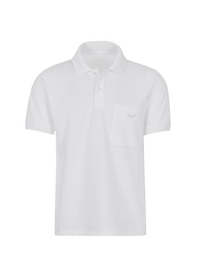 Trigema Poloshirt TRIGEMA Polohemd mit Brusttasche (1-tlg) von Trigema