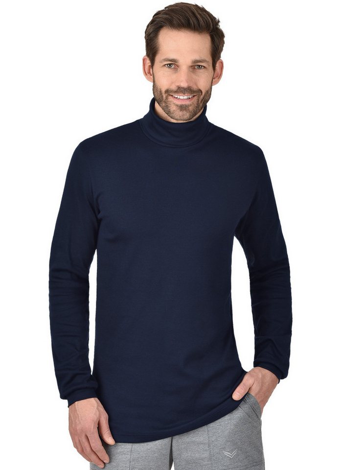 Trigema Rollkragenshirt TRIGEMA Langarm Ski- und Sport-Rollkragenpullover (1-tlg) von Trigema