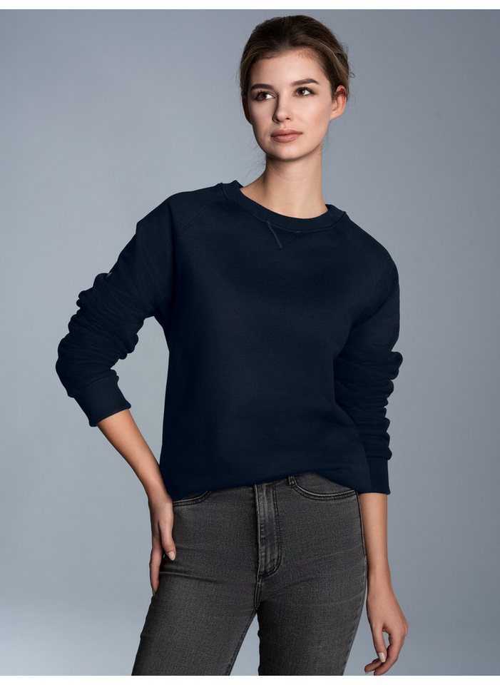 Trigema Sweatshirt TRIGEMA Sweatshirt mit angerauter Innenseite von Trigema
