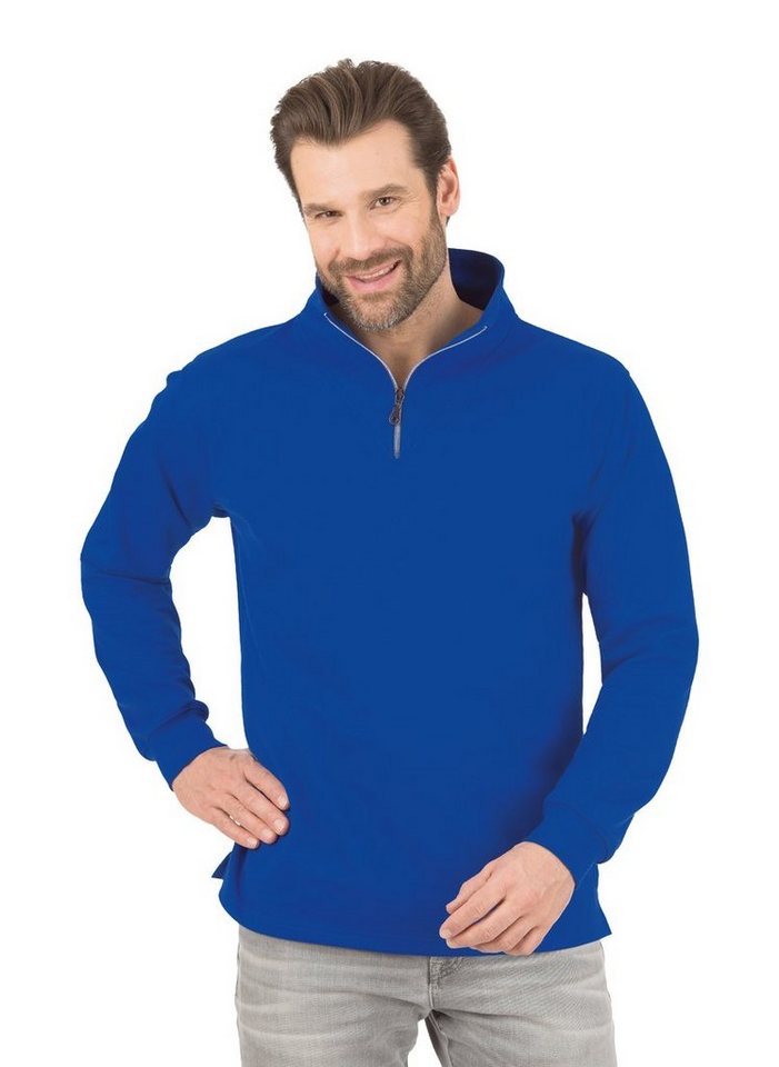 Trigema Sweatshirt TRIGEMA Reißverschluss-Sweater von Trigema