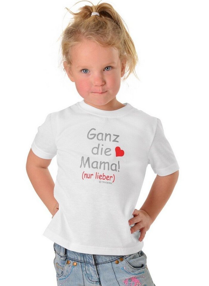 Trigema T-Shirt TRIGEMA T-Shirt Mamas Liebling (1-tlg) von Trigema