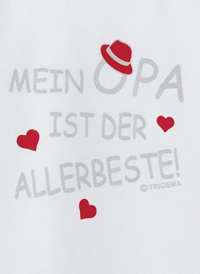 Trigema T-Shirt TRIGEMA T-Shirt Opas Liebling (1-tlg) von Trigema