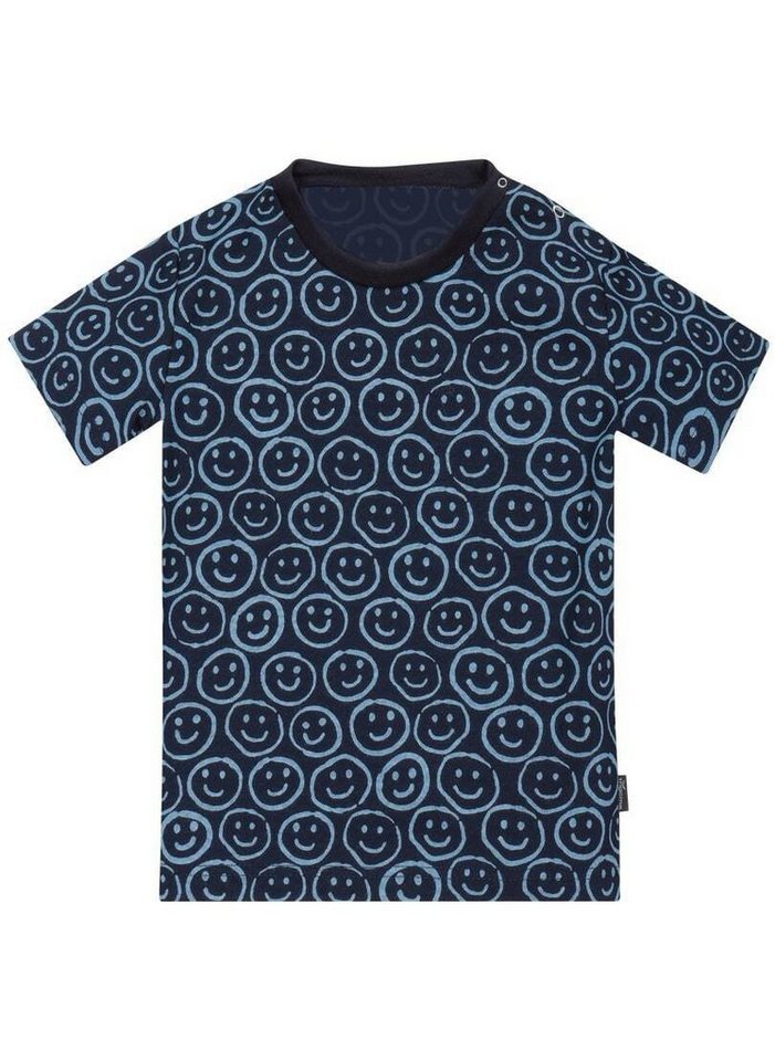 Trigema T-Shirt TRIGEMA T-Shirt mit Allover-Smiley-Print (1-tlg) von Trigema