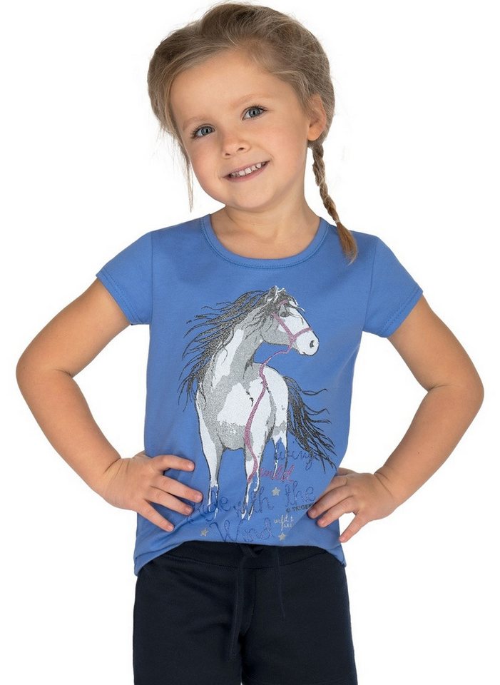Trigema T-Shirt TRIGEMA T-Shirt mit Pferd (1-tlg) von Trigema