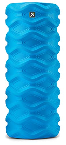 Trigger Point Performance Kanal-Schaumstoffrolle für Übungen, Tiefengewebsmassage und Muskelregeneration, 33 cm, Blau von TRIGGERPOINT