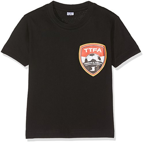 Trinidad und Tobago ttfajlgblk T-Shirt Fußball 8 Jahre schwarz von Trinidad et Tobago