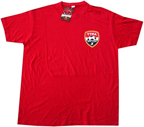 Trinidad und Tobago ttfalgw T-Shirt Fußball L weiß von Trinidad et Tobago