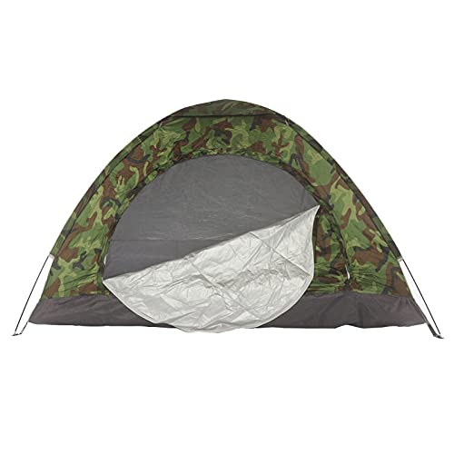 Trintion Wurfzelte Camping Kuppelzelt Wasserdichtes Camouflage Wanderzelt 2-3 Personen Campingzelt mit Tragetasche für Camping Reise Trekking 200x150x110cm von Trintion