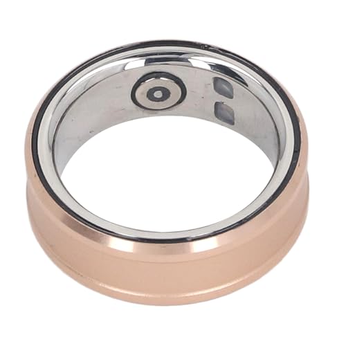 Smart Health Ring, Mehrere Sportmodi Smart Ring Wasserdichter Edelstahl für den Täglichen Gebrauch (Gold) von Trisar