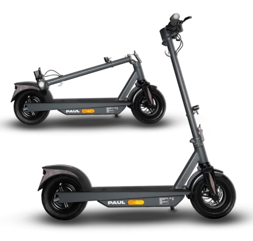 TRITTBRETT | E Scooter mit Straßenzulassung | Paul 2023 | 500 W starker Motor von Bosch | 75 km Reichweite | 150 kg Zuladung | 14,7 Ah Batterie von Trittbrett