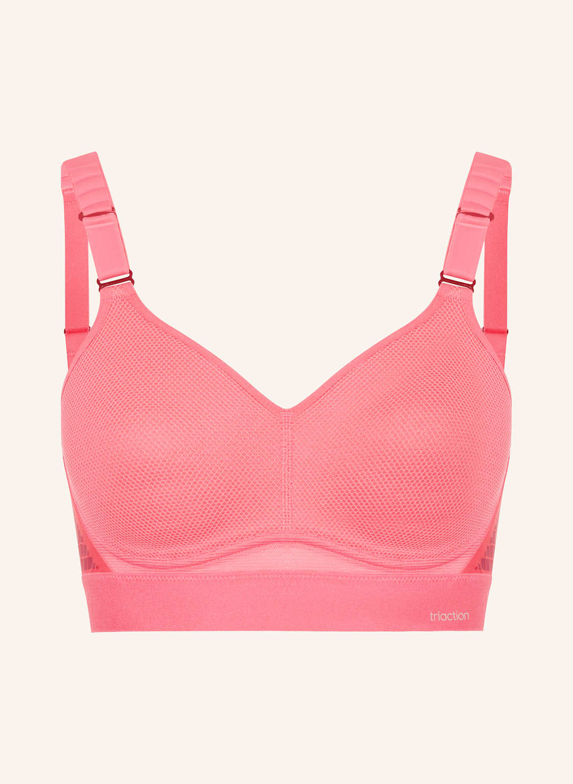 Triumph Sport-Bh Triaction Hybrid Lite Mit Mesh pink von Triumph