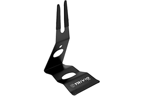 Trivio - Fahrradständer aus Stahl 29'' Schwarz - Robust, stabil, höhenverstellbar - Perfekt für Werkstatt und Reparaturen von Trivio