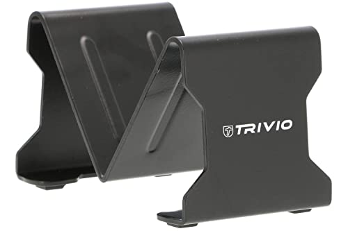 Trivio - Fahrradständer Vorderrad Schwarz - kompatibel Fahrradständern für das Hinterrad - Fahrradständer für zusätzliche Vorderradabstützung mit Anderen Fahrradständern von Trivio