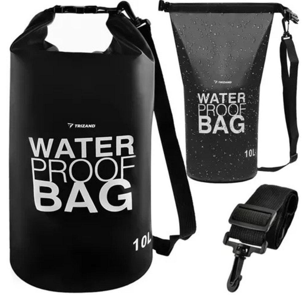 Trizand Drybag AquaShield 10L: Die ultimative wasserdichte Tasche Drybag (Wasserdichte Drybag Tasche Set, 10L Drybag Wasserdichte Tasche), Wasserdichtes PVC-Material, strapazierfähig von Trizand