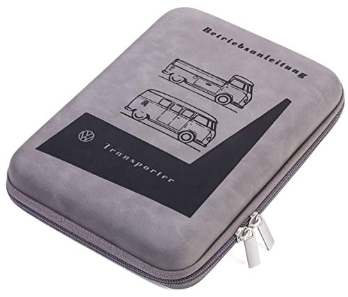 TROIKA TRAVEL CASE – CBO13/GB – Organizer-Etui für Fahrzeugpapiere – Official licensed by Volkswagen – Reißverschluss, 3 Innenfächer, 6 Elastikband-Schlaufen, 1 Stiftschlaufe – TROIKA-Original von TROIKA