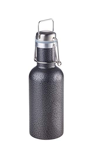 Troika Unisex – Erwachsene Serengeti Trinkflasche, grau, 73 x 73 x 225 mm von TROIKA