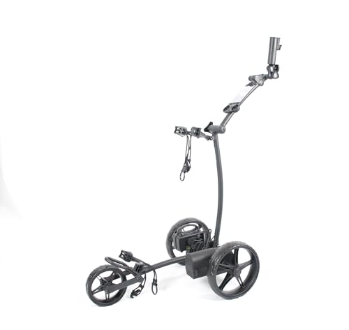 Trolem Unisex-Adult Electric Tubular Golf Trolley, Black with Electronic Brake Elite, one Size, Schwarz von Trolem