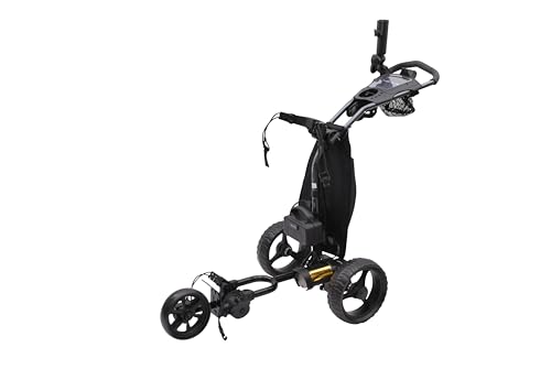 Trolem Unisex-Adult eFALL CAN Electric Golf Trolley with Electronic Brake System, Carbon, one Size von Trolem
