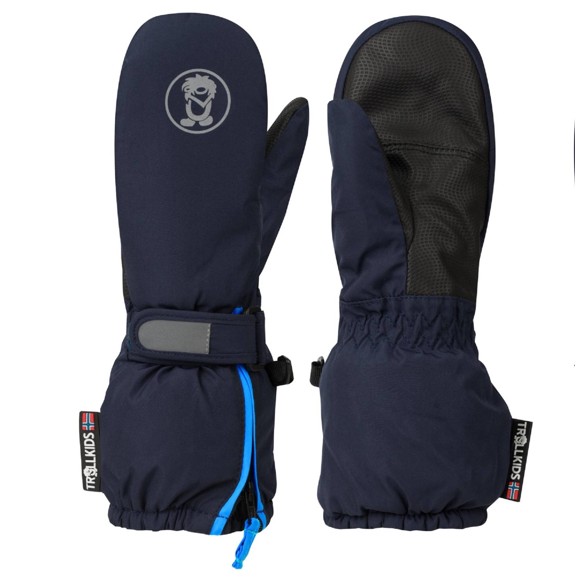 Skifäustling Troll Mitten XT Kids magenta, navy von Trollkids