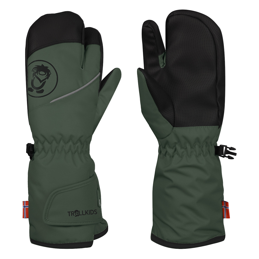 Trollkids 3 Finger Gloves Grün 4.5 Junge von Trollkids