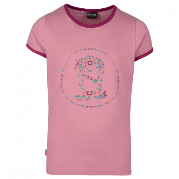 Trollkids - Girl's Flower Troll T - T-Shirt Gr 104 rosa von Trollkids