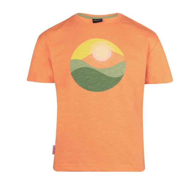 Trollkids - Girl's Halsafjord T-Shirt - T-Shirt Gr 110 orange von Trollkids
