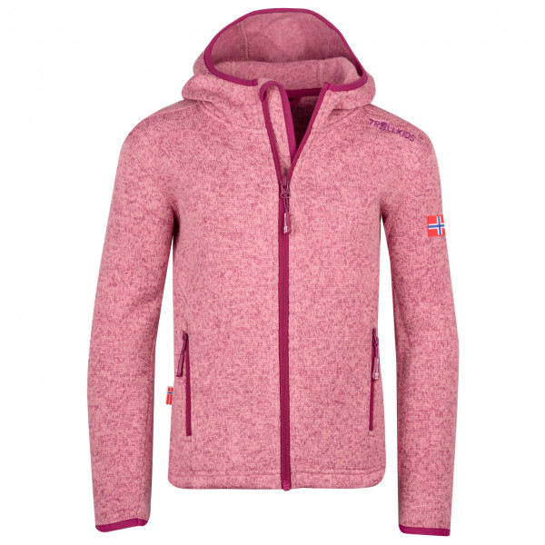 Trollkids - Girl's Jondalen Jacket XT - Fleecejacke Gr 176 rosa von Trollkids