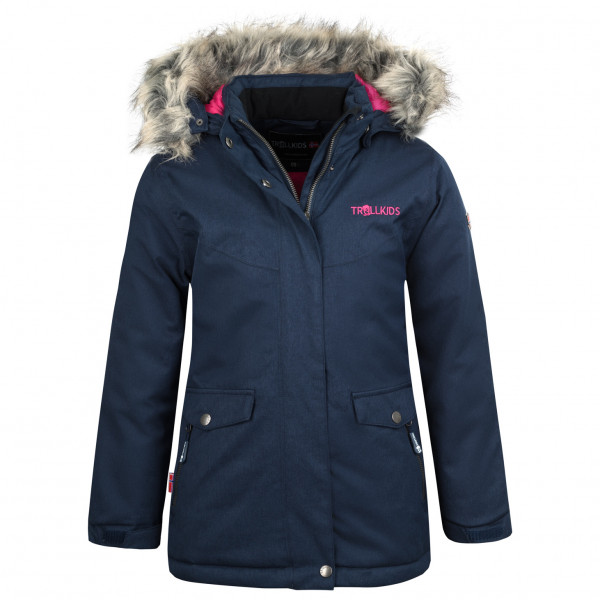 Trollkids - Girl's Oslo Coat XT - Mantel Gr 98 blau von Trollkids