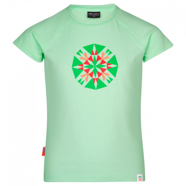 Trollkids - Girl's Senja T - T-Shirt Gr 116 grün von Trollkids