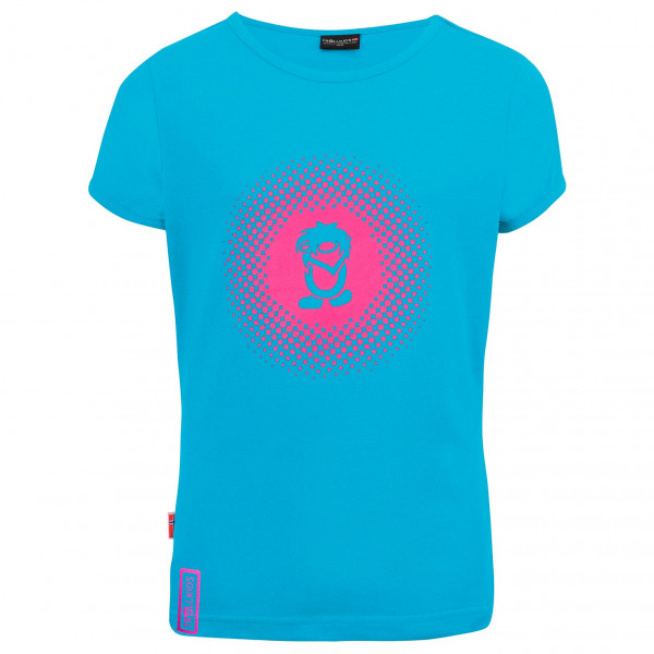 Trollkids - Girls Logo T - T-Shirt Gr 104 blau von Trollkids