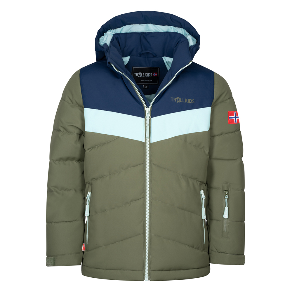 Trollkids Gryllefjord Jacket Grün 104 cm Junge von Trollkids