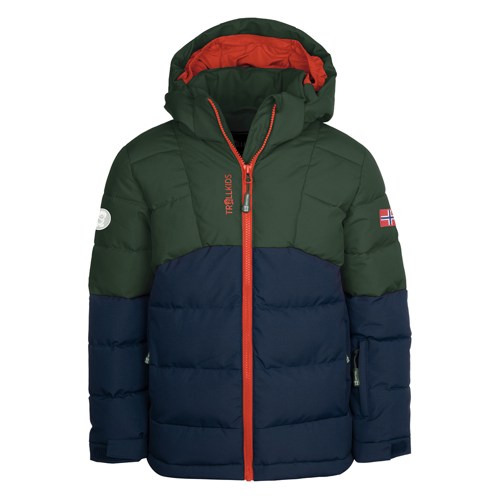 Trollkids Gryllefjord Jacket Grün,Blau 104 cm Junge von Trollkids