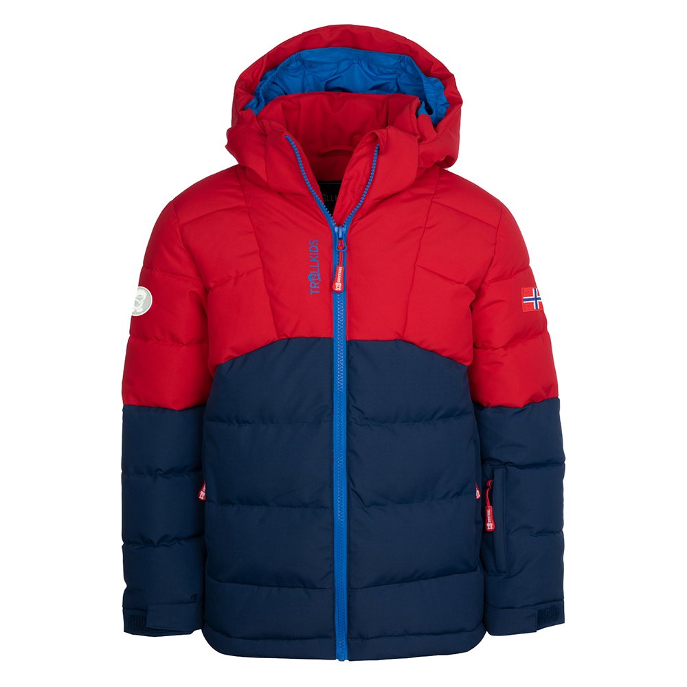 Trollkids Gryllefjord Jacket Rot,Blau 104 cm Junge von Trollkids