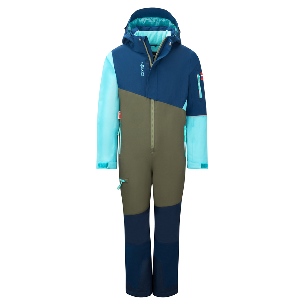 Trollkids Hallingdal Race Suit Blau 128 cm Junge von Trollkids
