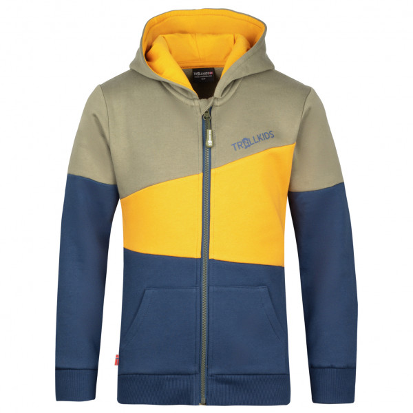 Trollkids - Kid's Alesund Sweater - Hoodie Gr 98 blau von Trollkids