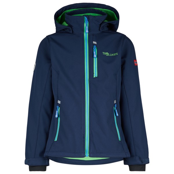 Trollkids - Kid's Balestrand Jacket - Softshelljacke Gr 164 blau von Trollkids
