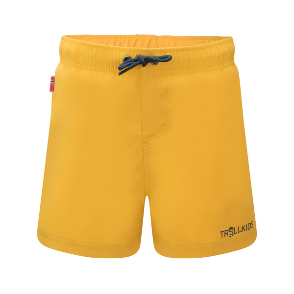 Trollkids - Kid's Balestrand Shorts - Badehose Gr 116 gelb/orange von Trollkids