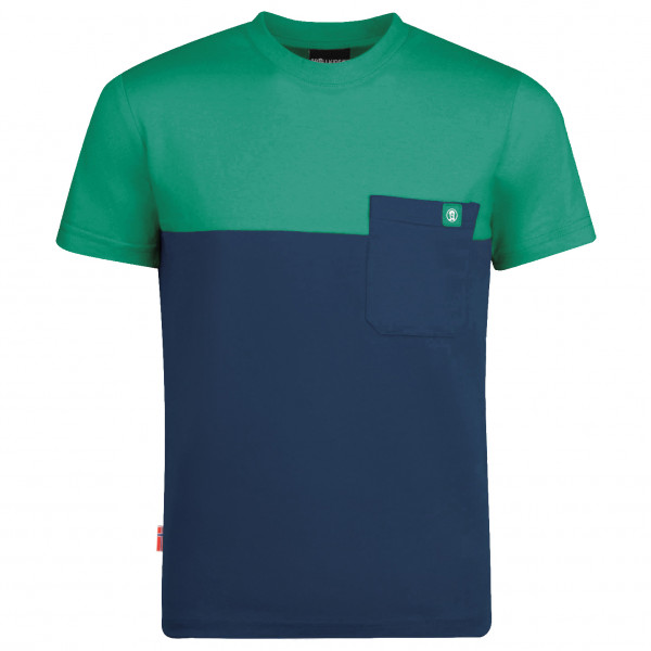 Trollkids - Kid's Bergen T - T-Shirt Gr 128 blau von Trollkids