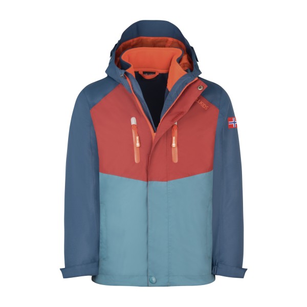 Trollkids - Kid's Bryggen 3in1 Jacket - Doppeljacke Gr 140 bunt von Trollkids