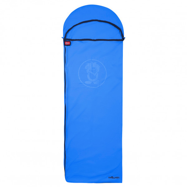 Trollkids - Kid's Fleece Sleeping Bag - Kinderschlafsack Gr 190 x 65 cm blau von Trollkids