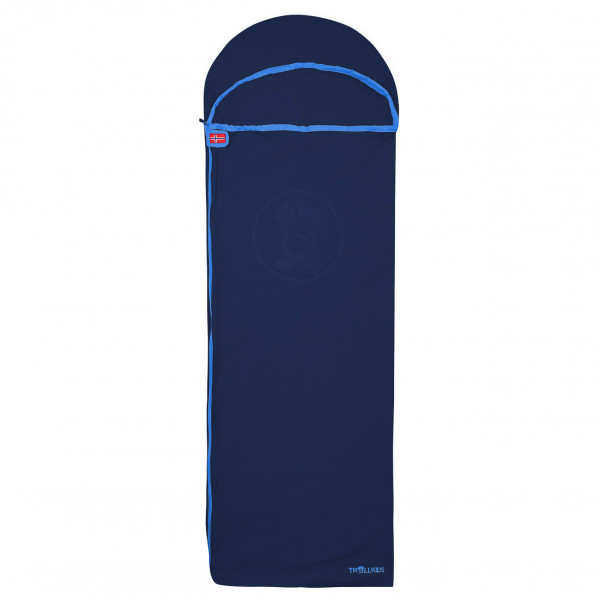Trollkids - Kid's Fleece Sleeping Bag - Kinderschlafsack Gr 190 x 65 cm blau von Trollkids